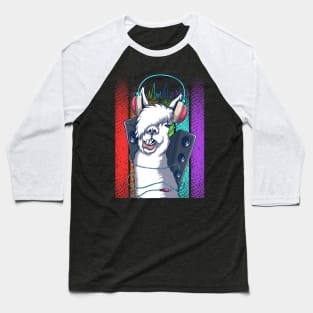 Musical Llama Baseball T-Shirt